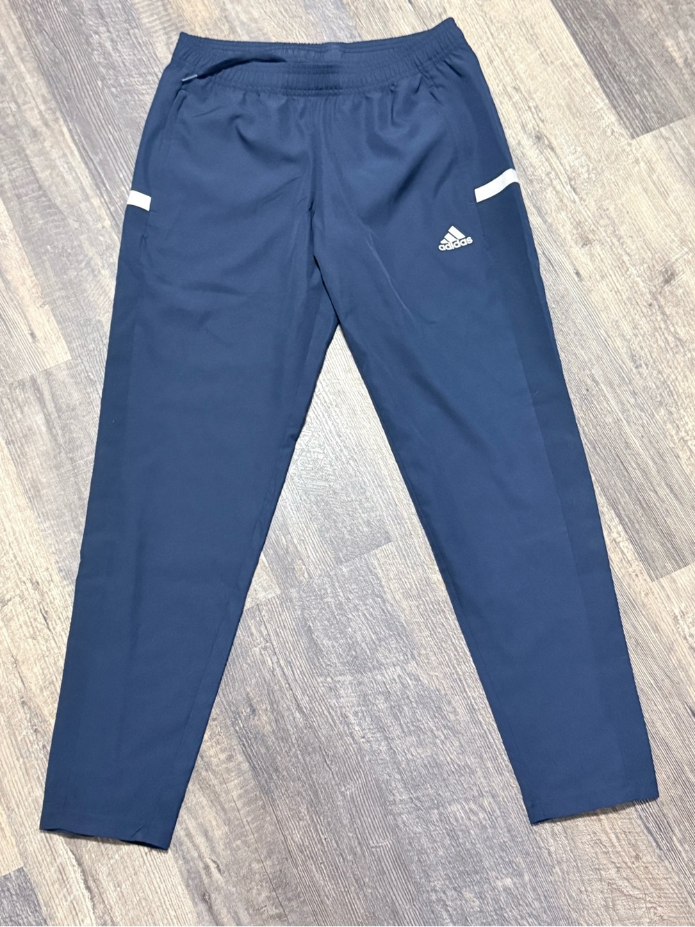 Adidas women’s Navy Blue Athletic Climalite Track Pants